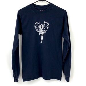 3/$25 Hanes Beefy Long Sleeve T-shirt Fairy Girl Vector Art Graphic